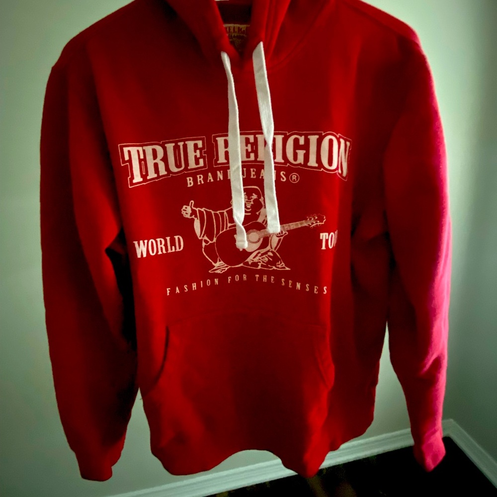 Red True Religion Hoodie